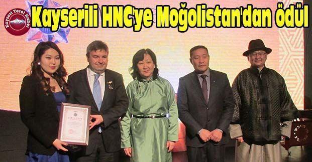 Kayserili HNC'ye Moğolistan'dan ödül